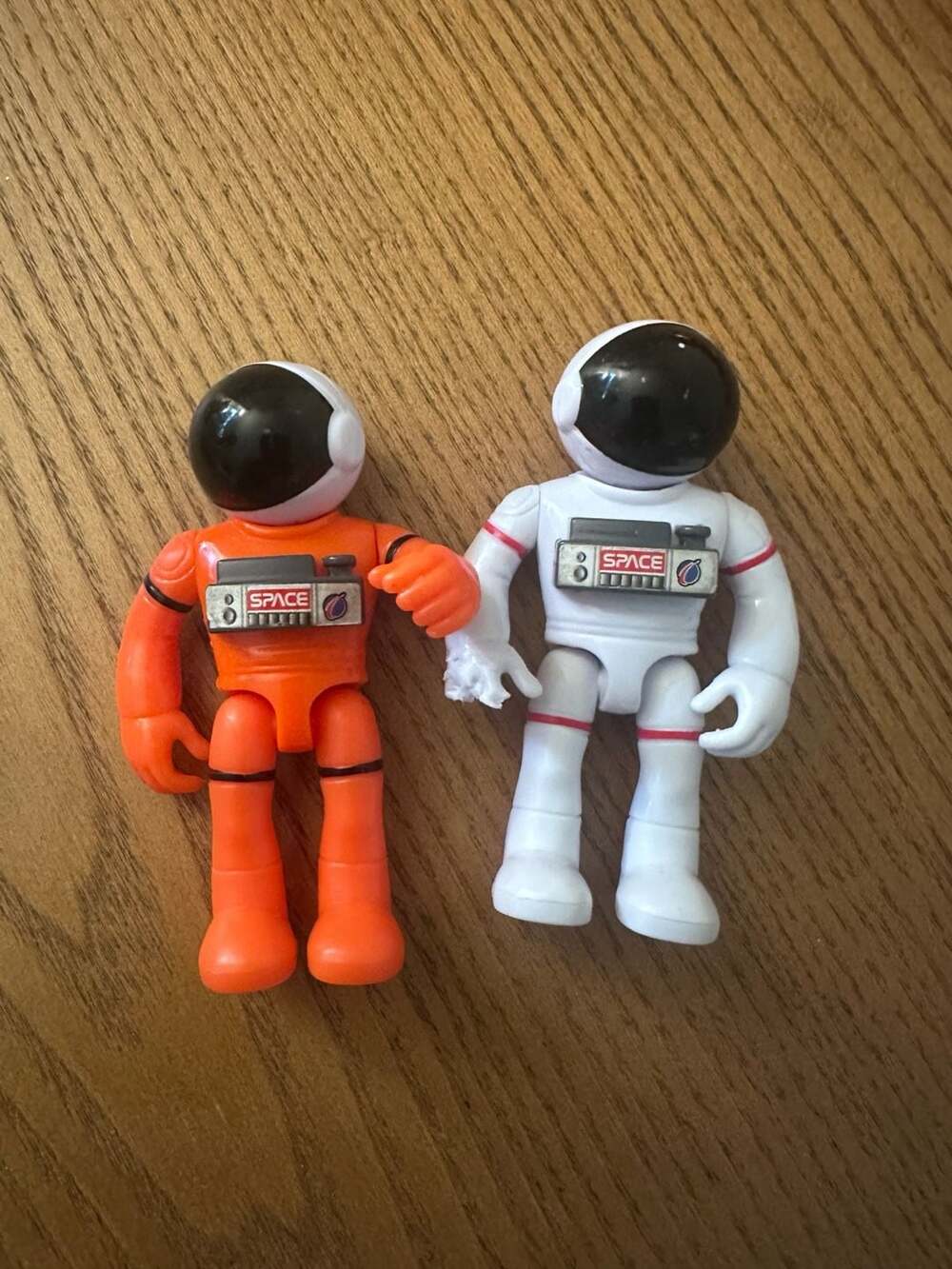 Astro Venture Astronaut Action Figures Orange and White Space Set